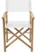 Jan Kurtz - Maxx Regiesessel - weiß - Teak - Design - Gartenstuhl - Terrassenstuhl
