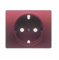 Bjc iris color - Tapa base seguridad enchufe iris-aura rojo rubi