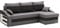 Sofini Ecksofa Hewlet mit Regal und Schlaffunktion! Best ECKSOFA! Eckcouch mit Bettkasten! (Haiti 14+ Haiti 17- Regal Links)