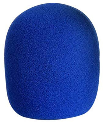 Brussels 1 Pc Thick Foam Microphone Sponge Cover Ball-Type Mic Microphone Windshield Filter Windscreen for Studio Recording Live Sound Stage KTV Blue