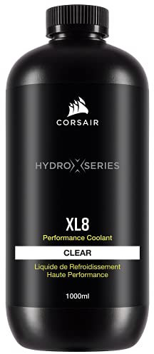 CORSAIR Hydro X Serie, XL8, Performance Coolant, 1L, klar