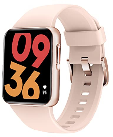 GRV Smartwatch für Damen Herren,1.4 Zoll Touch-Farbdisplay Fitnessuhr mit SpO2,Herzfrequenzmessung,Schrittzähler,Schlafmonitor,9 Trainingsmodi,Personalisiertem Zifferblatt,Stoppuhr,IP68 Wasserdicht