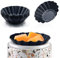Modixun Carbon Steel Heat Faster Wax Melt Warmer Liners, Sturdy Reusable Liners Tray, Leakproof Melt Cups for Scented Wax, Electric Candle Warmer, 8 Pcs