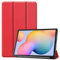 Kepuch Custer Cover per Samsung Galaxy Tab S6 Lite 2024 2022 2020 P620 P625 P627 P613 P619 P610 P615,PU-Pelle Case Custodia - Rosso