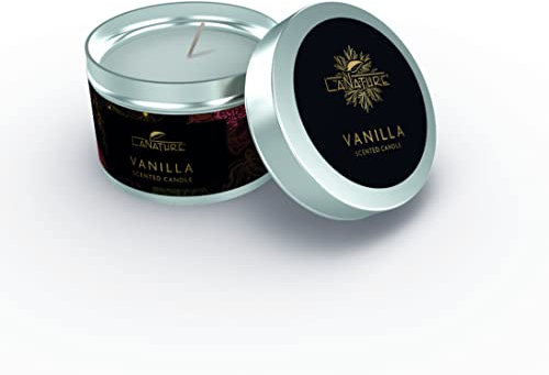 LaNature Duftkerze 55g Vanilla in Blechdose - die handgemachten Duftkeren sind jede ein Unikat und einzigartig im Duft