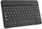 HLTOOP Ultra-Slim Bluetooth Keyboard Portable Mini Wireless Keyboard Rechargeable for Apple iPad iPhone Samsung Tablet Phone Smartphone iOS Android Windows,Black,German