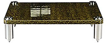 Pieds d'Enceintes Un Support Spesker Universel, revêtement microcristallin de 0,5 mm, Pied Solide en Composite 304, a Un Effet d'absorption des Chocs, très Forte capacité portante (Taille : 8 cm)