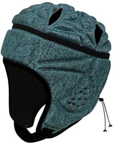 Aymzbd Hochdichter Eva Rugby Helm, Weicher Kopfschutz, Kopfbedeckung, Fußball, Fußball, Kopf, Hockey, Skateboard, Schutzhelm, Zubehör, Dunkelgrün