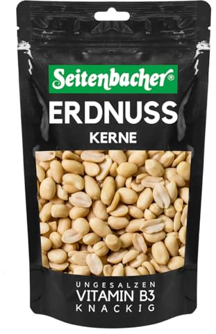 Seitenbacher Erdnusskerne I nativ I ohne Zusätze I ungesalzen I fettfrei geröstet I (1 x 225 g)