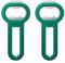 Linoroso 2 PCS Bottle Openers Magnetic Beer Bottle Opener for Refrigerator, Portable Soda Can Opener with Cap Catcher, Green
