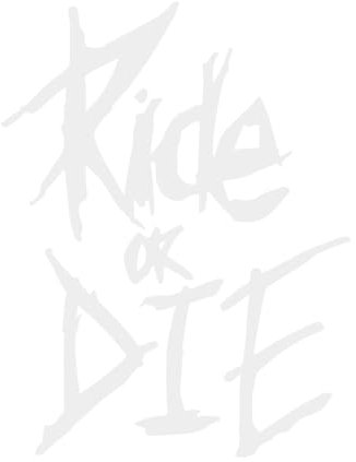 Ride Or Die-Aufkleber, LKW-Schriftzug-Aufkleber | Auto-Fensteraufkleber vorne und hinten - Kostenloser Zuschnitt, wasserfester Autotür-Schriftzug-Aufkleber, „Ride or Die“-Fensterdeko für die Heckdekor