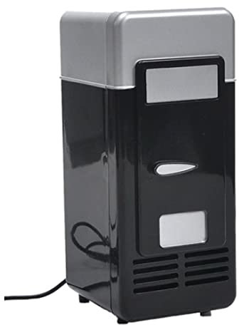 Kalastussaari Mini réfrigérateur USB, réfrigérateur Silencieux Rechargeable USB, 5V de Refroidissement de Refroidissement des Boissons de Boisson Fridge pour Boisson cosmétique Mini réfrigérateur