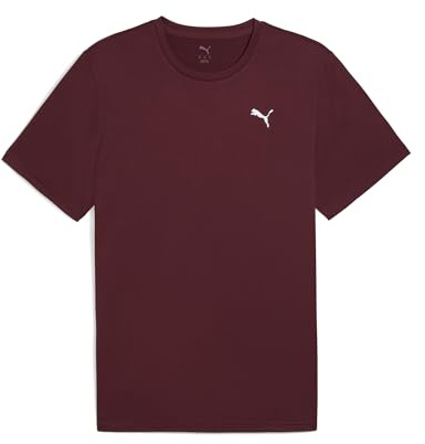 PUMA Herren Performance Tee Shirt, Essentials Solid Cat Ruby Shimmer, L EU