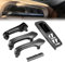 GEARMONSTER Türgriff Blenden Innen 5er Türgriffabdeckung Fensterheber abdeckung Kompatibel mit VW Golf 4 Jetta MK4 Bora 1998-2004 3B0867172, Carbon-Stil