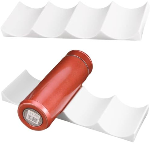 JEYORZY 1 Pièces Range Bouteille Frigo, Porte Bouteille Vin, Rangement Bouteille Frigo, Frigo Range Bouteille Vin, Support Bouteille Vin, Étagère à Vin en Plastique, pour Armoire de Cuisine, Frigo