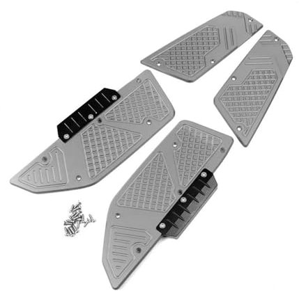 PGQSQVTXF Moto Supports Pédales Repose-Pieds De Moto Pédale Plaque De Marchepied pour Y&amaha TMAX530 TMAX 530 T-Max 560 SX DX 2017 – 2021 Cale Pied Moto(Dark Grey)