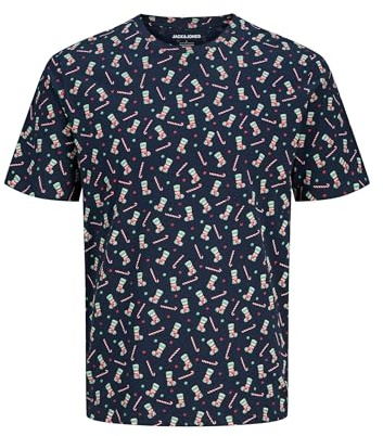 JACK & JONES Jjxmas AOP Tee Ss Crew Neck