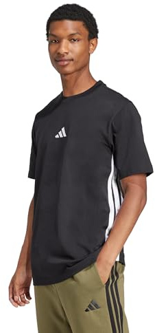 Adidas T-Shirt für Herren, schwarz/weiß, 58
