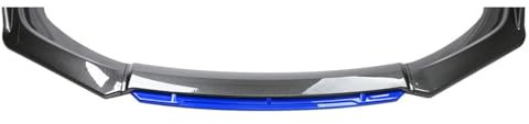 Ninisup Auto Frontspoiler für Ford Kuga MK2 2013-2020,Frontlippe Spoiler Frontspoiler Spoilerlippe Frontstoßstange Lippe Stoßfängerlippe Lip Spoiler Kinn Frontstoßstangenlippe,B-Carbon Fiber Blue