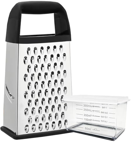 4-Sided Cheese Grater With Container By SALT