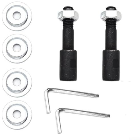 Schaftverlängerung, 8 mm auf 10 mm, Motoradapter-Set für Schleifer, Pufferpolierer mit Links-Rechts-Gewindeschäften