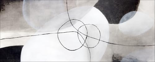 Pro-Art Glasbild, Different Abstract Shapes III, 50x125 cm