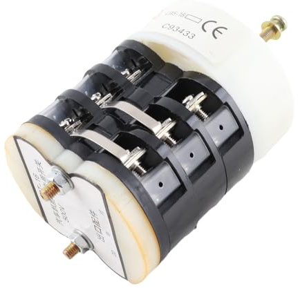 Interrupteur de moteur pour démonte - pneu 16A 220V / 380V, marche avant/arrière, pédale et plateau tournant - Haute fiabilité, compatible 1,3 pouce fixation, usage atelier