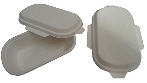 PZ 50 VASCHETTE TERMICHE CC 500 BIOLOGICHE CONTENITORE PER ALIMENTI IN CARTONE IN POLPA DI CELLULOSA