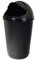 Whitefurze Black 50 Litres Bullet Bin And Lid Black 50 Litres by Whitefurze