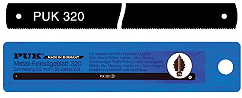 PUK 320 Sägeblätter Metall Feinsägeblatt (12 Stück)