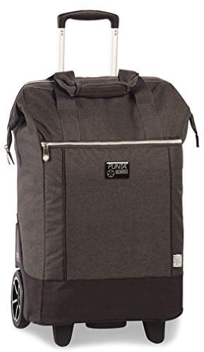 Punta® Einkaufstrolley Big Wheel 40L | großer & Stabiler Einkaufsroller mit XL-Rädern | leise & leichtgängig | Einkaufstrolley modern & vielseitig für Einkauf & Transport – dunkelgrau