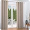 Beautissu 2er Set Thermovorhang Gardine 140x245 cm Sand – Ösen Thermogardine Set – Ösenvorhang isolierend Kälte- & Hitzeschutz – Vorhang verdunkelnd Wohnzimmer, Schlafzimmer – Amelie to