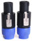 NANYI NL4FC Speakon Kabel Verstärker Stecker, Audio Lautsprecher Stecker Twist Lock 4 Pole Lautsprecher Stecker Kompatibel mit Neutrik Speakon NL4FC, NL4FX, NLT4X, NL2FC - 2 Pack