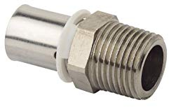 Raccord multicouche a sertir Ø20 mâle 15-21