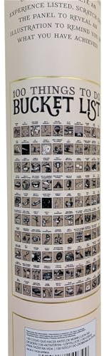 Bucket List Scratch Poster 74cm