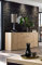 Beauty.Scouts Sideboard Piet I Board gedämpfte Türen Eiche Bianco NB 184x90x44cm Vitrine Schrank Kommode Mehrzweckschrank Standschrank Highboard Anrichte