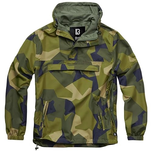 Brandit Summer Windbreaker, Farbe: swedish camo, Größe: L