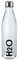 axentia Unisex – Erwachsene Wasserflasche Trinkflasche aus Glas, transparent, 650 ml