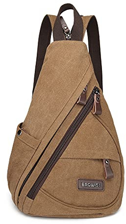 Canvas Mini Backpack Slingbag Purses for Women Men, Vintage Water-Repellent Backpack, Perfect for Daily Use Casual Daypack Backpack
