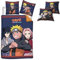Paw Patrol Naruto Bettwäsche, 2-teilig, Bettbezug 140 x 200 cm, Kissenbezug 63 x 63 cm, Polyester, Waschbar bei 40 °C, mehrfarbig, Karikatur, Anime, Uni, täglich/informell