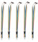 noTrash2003 Regenbogen Rainbow Schlüsselband Lanyard Ausweishalter mit Metallkarabiner, Sicherheitsverschluss und abnehmbaren Karabiner LGBT/LGBTQIA+ Design Pride Toleranz zeigen (3)