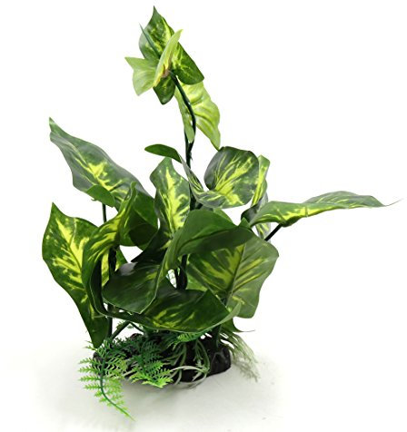 A ABSOPRO Terrarium Végétal Décoration Ornement Reptile Artificiel Végétal Habitat