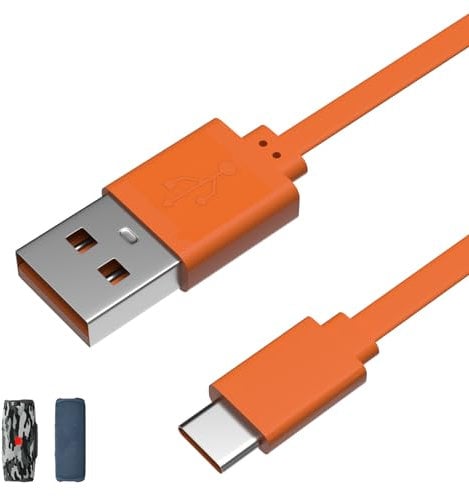 USB Type C Charger Charging Cable Cord Compatible with JBL Charge 6, Charge 5, Charge 4, Flip7, Flip 6, Flip 5, Pulse 5, Pulse 4, Clip5, Clip4, GO 4, GO 3, JR POP, Endurance Peak Wireless Speakers
