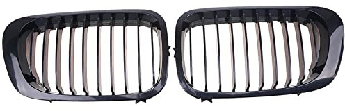 abrupt Rejilla Parachoques para BMW 3er E46 Coupé 1999–2003, Rejilla de Parrilla Delantera, Rejilla Delantera Tipo Riñón Parrillas de Riñón Capó, Rejilla de Parachoques Delantero