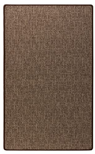 Floordirekt Teppich Läufer Alto - Meterware - Teppichläufer Küchenläufer Flurteppich auf Maß - Wohnzimmerteppich Flurläufer (Braun, 100 x 350 cm)