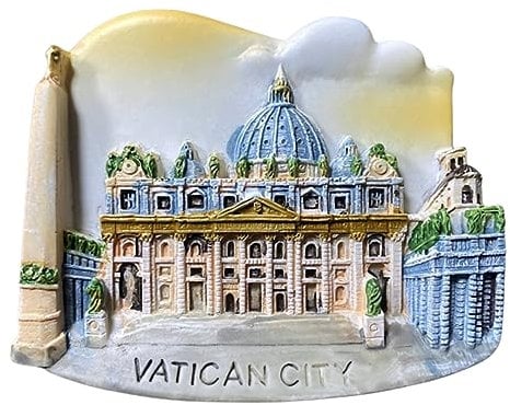 St. Peter's Basilica Church Vatican City Refrigerator Magnet Travel Souvenir 3D Fridge Decoration Magnetic Sticker Craft Collection