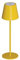 famlights Led Akku Tischlampe Gelb stufenlos dimmbar IP54 - Tischlampe Esstisch 3000k,Led Stehlampe batteriebetrieben 369mm, Nachttisch Lampe nachttisch lampe kabellos, Led Tischleuchte kabellos