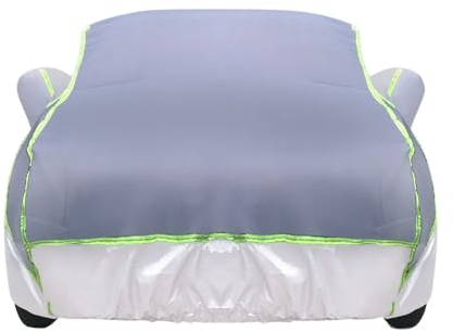 Autoabdeckung, for Mini Cooper R50/R52/R53, wasserdicht, wetterfest, vollständige Autoabdeckung, hagelsicher for den Außenbereich, maßgeschneidertes Oxford-Tuch (Color : Grey, Size : R52)