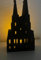 Kölner Dom Lampe mit LED Teelicht
