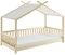 BAÏTA - Cama de Tienda Tiny Pino Macizo 90x190 somier y barreras Incluidas